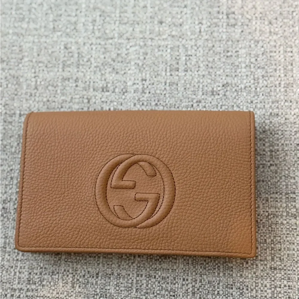 Gucci Soho Leather Wallet On Chain NWOT - Picture 9 of 10